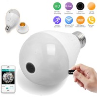 Bulb Light Lamp 960P HD WIFI IP Camera Security CCTV Video Monitor Hidden Camera