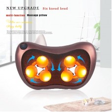 Heat Massage Pillow Shiatsu Deep Kneading Massager Relax Neck Back Shoulder Pain