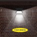 Solar Motion Lights Dual Wall Security Outdoor Waterproof Sensor Wireless Garden Lamp