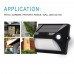 Solar Motion Lights Dual Wall Security Outdoor Waterproof Sensor Wireless Garden Lamp