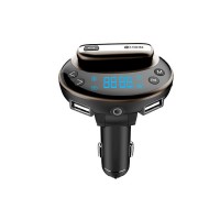 Handsfree Bluetooth FM Transmitter Car Kit Wireless MP3 Radio Player Charger Kit w/Headset Dual USB