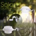 Solar New Power Powered Outdoor Garden Light Gutter Fence 3 LED Wall Bulb Lamp 