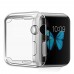 For Apple Watch Silicone TPU Case 360 Degree Clear Skin Cover for iWatch 38/42mm