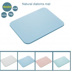 Bath Mat Diatom Mat/Pad Easy Absorbent Fast Drying Non-Slip for Bathroom L 39x60cm