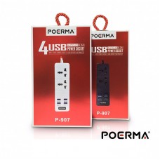 UK Standard 2 in1 Socket 4USB Port  Power Socket USB Power Supply Adapter Strip 