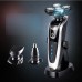 Kemei KM5886 3 in1 Electric Shaver 5D Floating Razor with Nose Hair Trimmer 2 Floating Heads Rechargeable Shaving tool