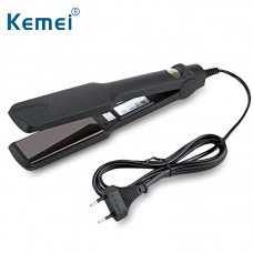 KEMEI KM-329 Fast Warm-up Professional Tourmaline Ceramic Heating Plate Thermal Performance Hair Straightener Styling Tools 