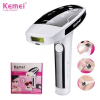 Kemei KM-6812 Permanent Laser Epilator Painless Hair Removal Device Photon Pulsed for Whole Body Bikini Epilator Lady Shaver