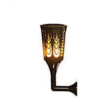 2W LED Solar Power Path Torch Light Dancing Flame Lighting Flickering Lamp Garden Outdoor