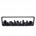 Clothes Hanger Storage Rack Umbra Sticks 5 Hook Wall Mounted Plastic Coat Scarf Black 