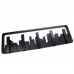 Clothes Hanger Storage Rack Umbra Sticks 5 Hook Wall Mounted Plastic Coat Scarf Black 