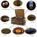 Phonograph Recorders Jukebox Bluetooth Stereo Speaker Antique Radio AM FM USB CD 8 in 1