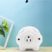 Cute Pig Socket US Plug 8 Outlet Travel Power 4USB Charging Station 