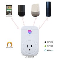 WiFi Smart Socket Switch UK US EU FRA AU Plug for iPhone Android Amazon Alexa Google Home 