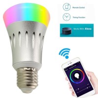 Smart Bulb WiFi Light Bulb for Echo Alexa Google Home Remote Control 