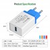 Quick Charge 3.0 Plug Cable Travel Wall Charger 25cm Micro USB Cable For iPhone Samsung Xiaomi