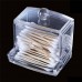Clear Acrylic Cotton Swab Q-tip Storage Bud Holder Box Cosmetic Makeup Case