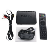 MAG250 IPTV Set Top Box STi7105 Processor TV Box Linux System 256M TV Box Wifi Media Player