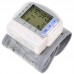 Wrist Blood Pressure Monitor Digital LCD Heart Beat Rate Pulse Meter Measure Portable Case