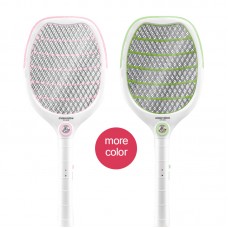 Electric Fly Mosquito Swatter Rechargeable Bug Wasp Zapper Racket Insect Killer Control 