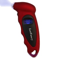 4 in 1 Digital Tire Gauge with LED Backlight 150PSI 4-Range Non Slip Grip