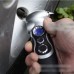 4 in 1 Digital Tire Gauge with LED Light Life Safe Hammer Seat Belt Cutter 150PSI Non Slip Grip