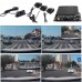 4ch Vehicle Car Mobile DVR Camera Video Recorder Security SD +4 CCD Camera Cable Remote