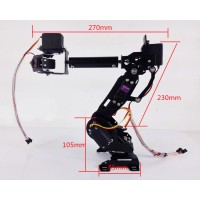Mechanical Arm 7 Axis Robot Arm 7DOF Robot Arm HM-MS10 Servo For DIY Education Robot Competition 