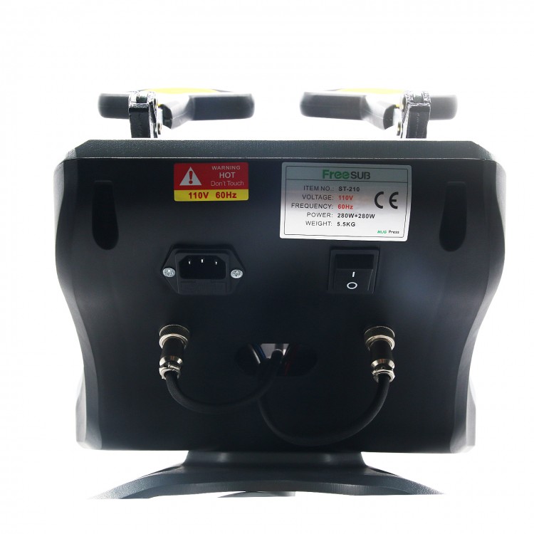 Freesub Automatic Double Mug Heat Press ST-210 Sublimation Transfer ...