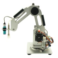 Mechanical Robot Arm 3 Axis Desktop Production Line Carry Aluminum Alloy 6061 