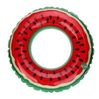 85cm Hot Swimming Pool Beach Inflatable Watermelon Swim Ring Adult Fruit Swim Ring