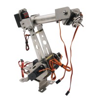 6DOF Mechanical Robotic Arm Clamp with Servos DIY Kit for Robot Smart Car Arduino SCM Unassembled