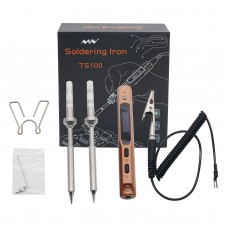 Full Set  TS100 Intelligent Programmable Electric Soldering Iron Mini Soldering Iron Control Terminal TS-I TS-B2