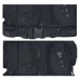  Tactical Vest BLACK Large Military Special Forces Swat Police Hunting Outdoor