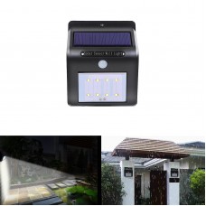 18001 8-LED Solar Body Induction Lamp Power Light Wireless Sensor Home Bright