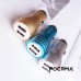 Dual USB Car Charger 2 Port Wireless Mini Charger Phone Universal Charging 2.4A Cannon Charger