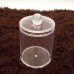 Clear Cotton Swab Holder Transparent Q-Tip Holder Cosmetic Organizer Toothpick Storage Box