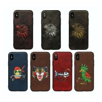 Retro 3D iPhone Case For iPhone 6 7 8 Plus X Phone Back Cover Case Fashion Design