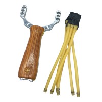 Powerful Slingshot Catapult Zinc Alloy Bow Sling Shot Outdoor Game Playing Tools