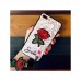 Rose Phone Case Lace Embroidery Rose Stickers Cover For Apple iPhone 6 6s 7 8 plus iPhone 7, 8, 8P, X Soft Mobile Phone Case