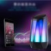 Crystal Bluetooth Speaker LED Light Wireless Speaker HD Sound Built-in Mic AUX Home Outdoor