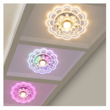 LED Colorful Ceiling Lamp Crystal Ceiling Lights Balcony Aisle Corridor Entrance Hall Ceiling Lamp