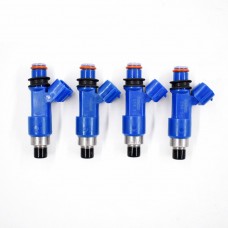 4x Denso Dark Blue 565cc Fuel Injectors 16611-AA720 For Subaru WRX / STI
