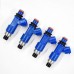 4x Denso Dark Blue 565cc Fuel Injectors 16611-AA720 For Subaru WRX / STI