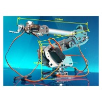 6 Axis Robot Arm Mechanical Robot Arm ABB Industrial Robot Arm Free Manipulator