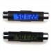 Car Clock with Blue Backlight Auto LCD Thermometer Time Clock Calendar  