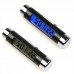 Car Clock with Blue Backlight Auto LCD Thermometer Time Clock Calendar  