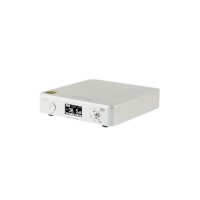 DAC Decoder HIFI ES9038Q2M *2 USB DAC XMOS XU208 DSD512 32Bit/ 768Khz OPA1612 USB/OPT/COAX Input Silver