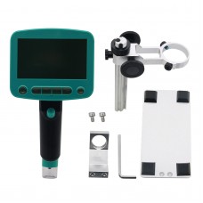 800x USB Digital Microscope Portable 4.3Inches HD LCD Display with Stand For PCB Repair