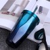 Colorful Stainless Steel Cup Travel Coffee Mug Insulated Cup with Straw Tea Milk Cup with Lid 473ml